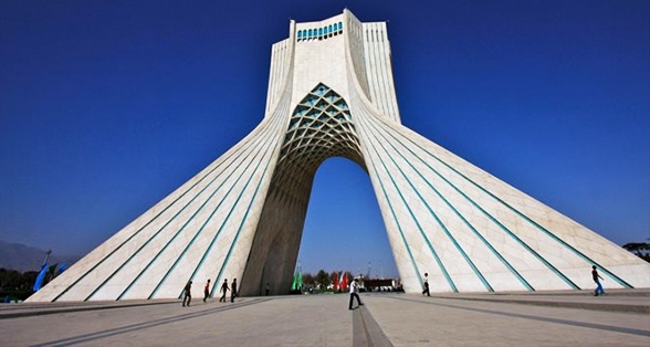 Milad Tower and Azadi Tower