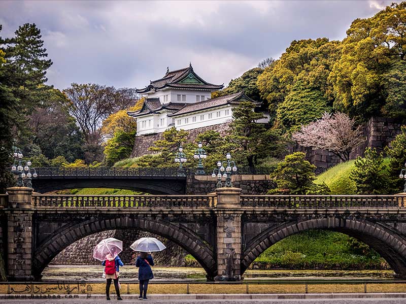 کاخ سلطنتی توکیو یکی از جاذبه‌های گردشگری ژاپن