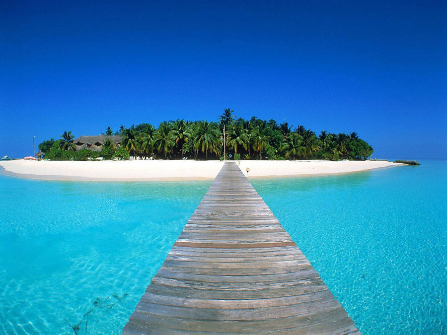 یکی از جزایر مالدیو