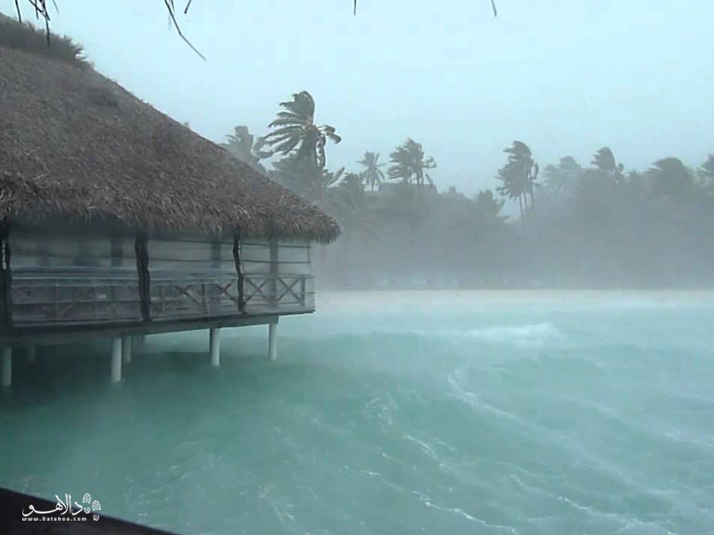 باران‌های موسمی در مالدیو