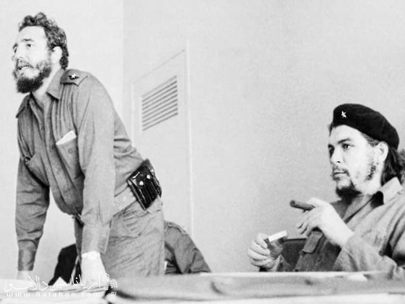 چگوارا و فیدل کاسترو دو عضو کلیدی در انقلاب کوبا بودند