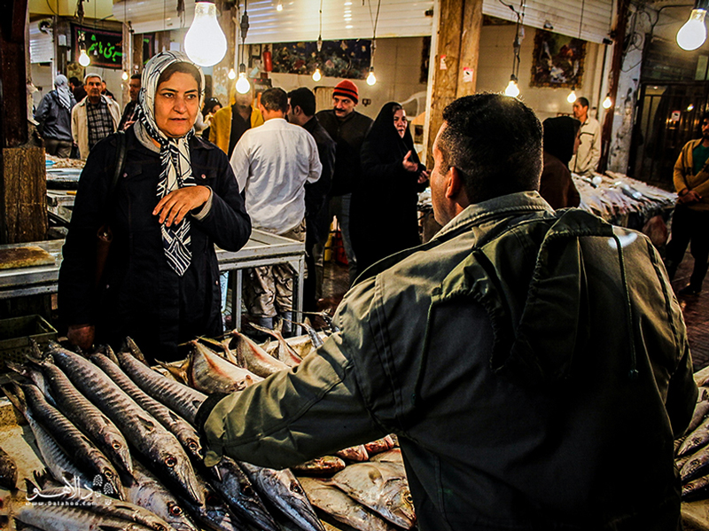 هر زمان در بازار بوشهر قدم بزنید ماهی‌های تازه و مناسب فصل که تازه صید شده‌اند را می‌بینید. 