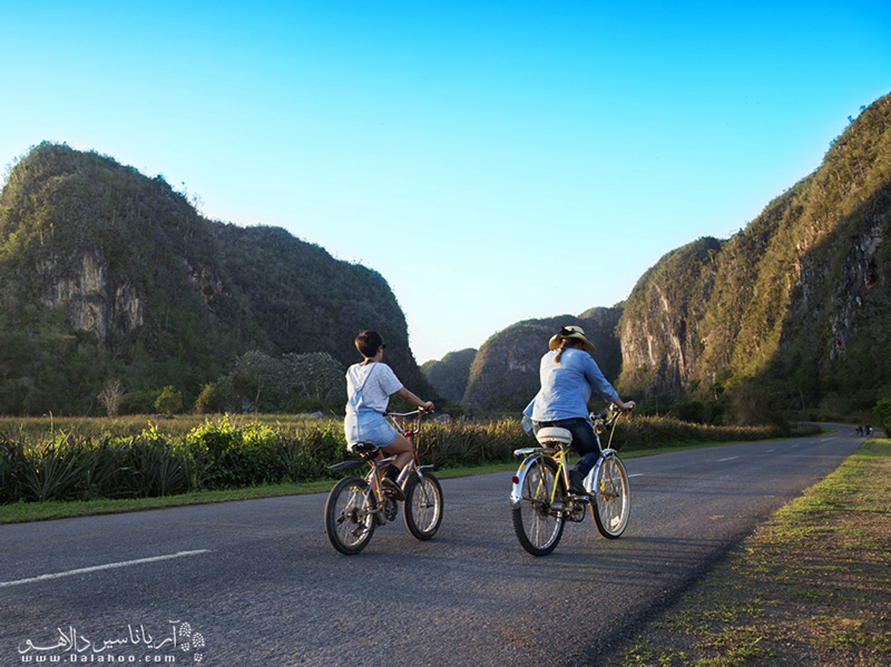 کوبا بهترین جا برای این تفریح لذت‌بخش است. وینیالس در کوبا مکانیست که می‌توان گفت بهشت دوچرخه‌سواران است. 