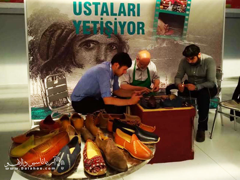نمایشگاه کفش و چرم استانبول.