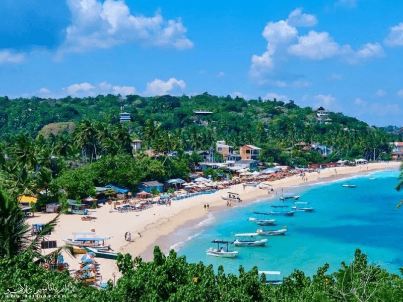 سواحل سریلانکا در تابستان و پاییز فضای زیبایی برای گردشگری و سفر است