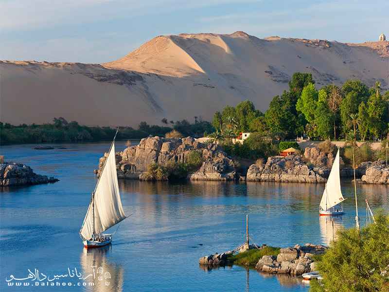 نیل طولانی‌ترین رود جهان و از دیدنی‌های کشور مصر است