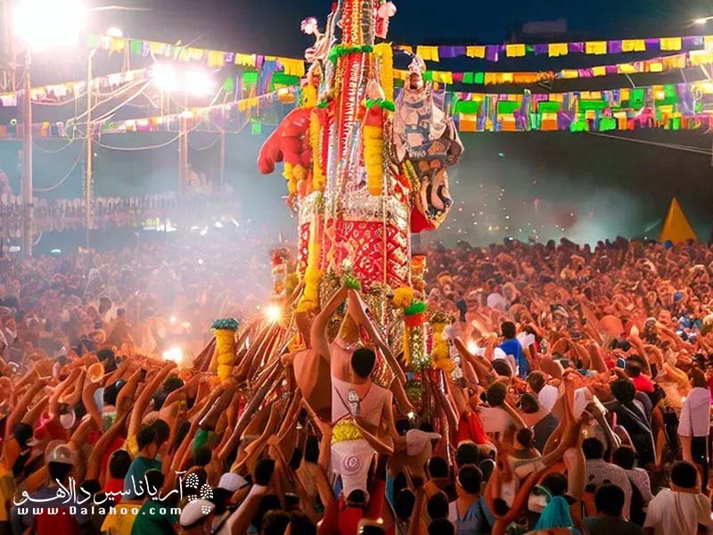 در نواحی گوناگون برزیل می‌توانید جشنواره‌های متنوعی را پیدا کنید
