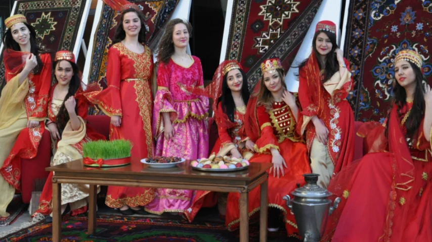 در گرجستان نوروز با جشن و رقص و شادی همراه است
