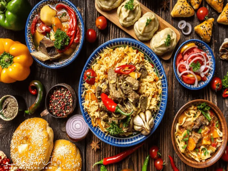 در ازبکستان می‌توانید غذاهای متنوعی را نوش جان کنید