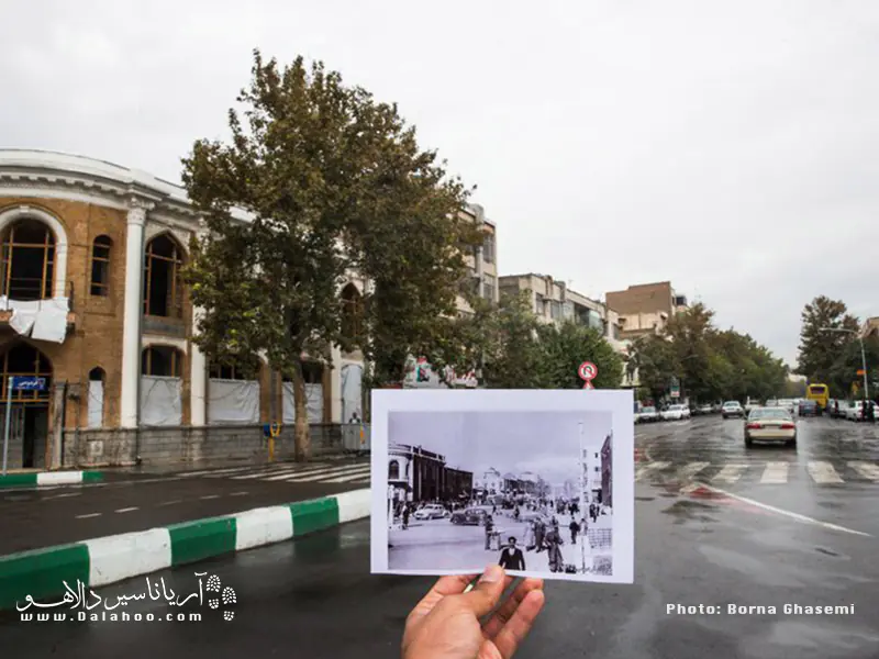 گذری در خیابان فردوسی. 