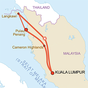 مالزی نقشه