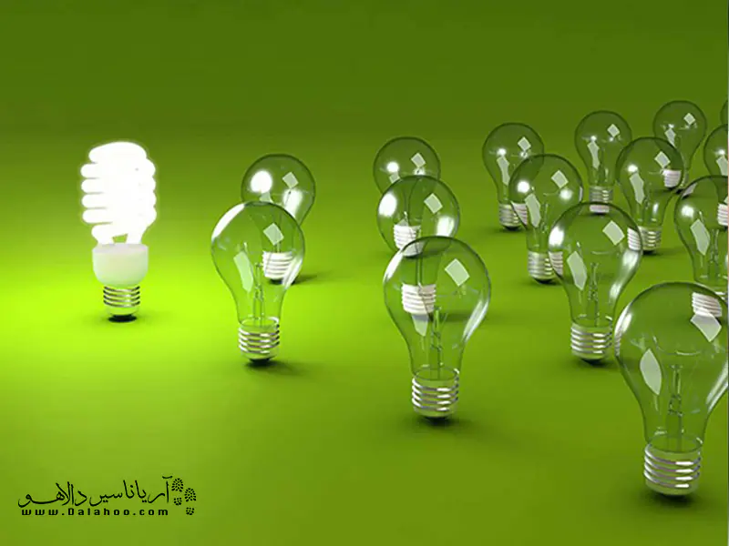 لامپ‌‏هایی که حرارت تولید می‌‎کنند (انواع لامپ‌های قدیمی) را با لامپ‌‎های کم‌حرارت جایگزین کنید.