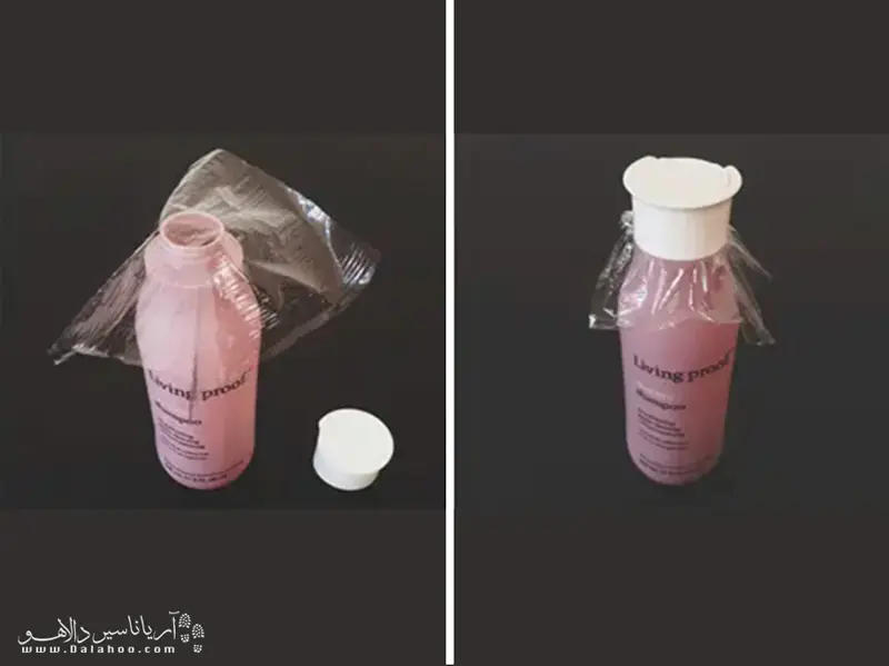 درب کرم‌ها را با پلاستیک بپوشانید.