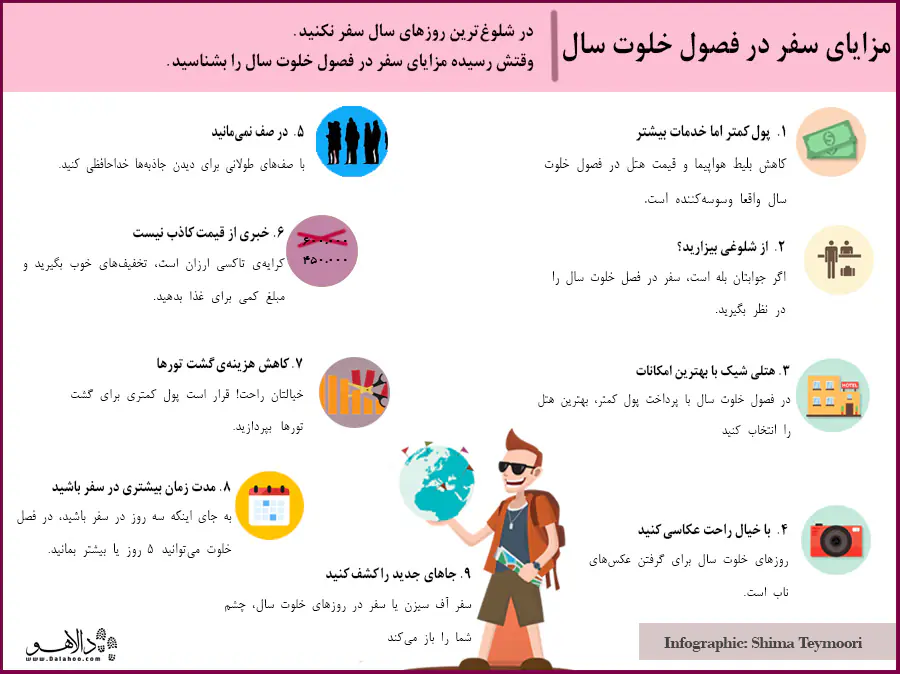 سفری کم هزینه با همه‌ی امکانات در فصل خلوت سال
