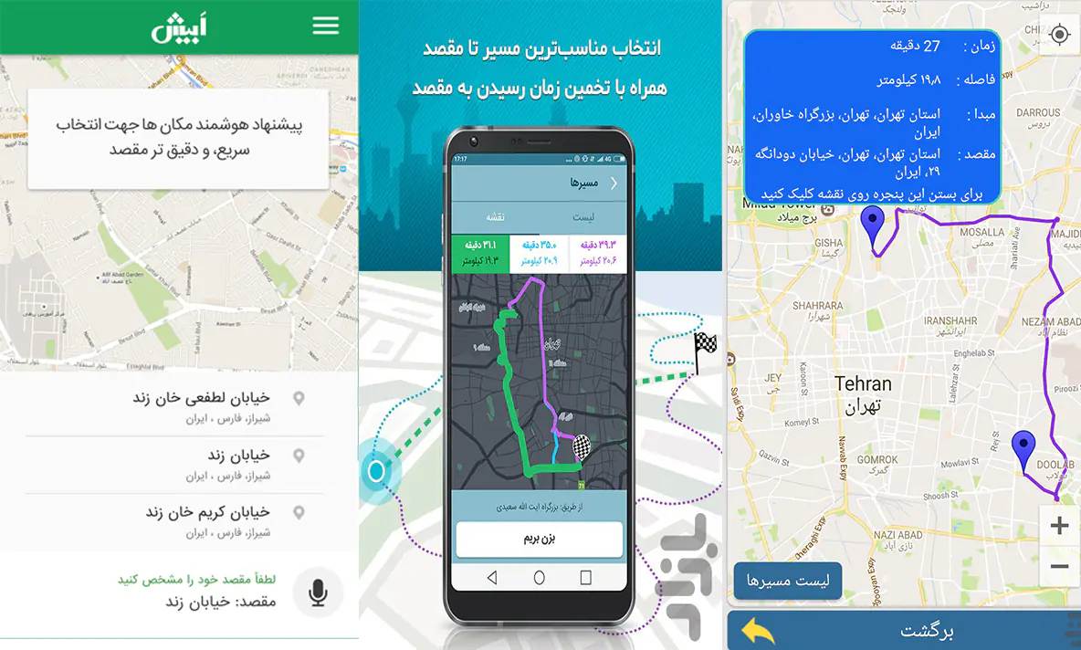 انواع مسیریاب‌های ایرانی 