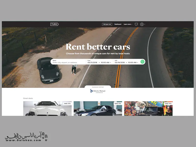 در این صفحه اسم شهر و زمان مورد نظرتان را وارد کنید.