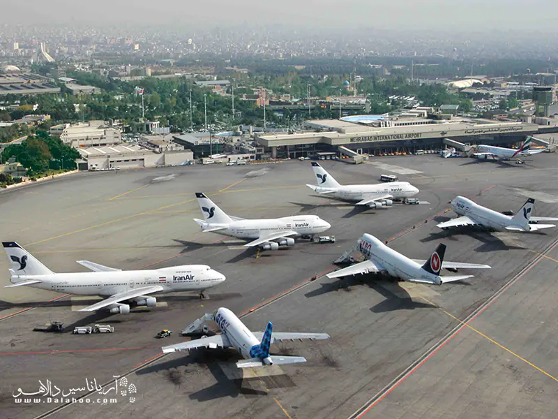 فرودگاه مهرآباد، محل پروازهای داخلی.
