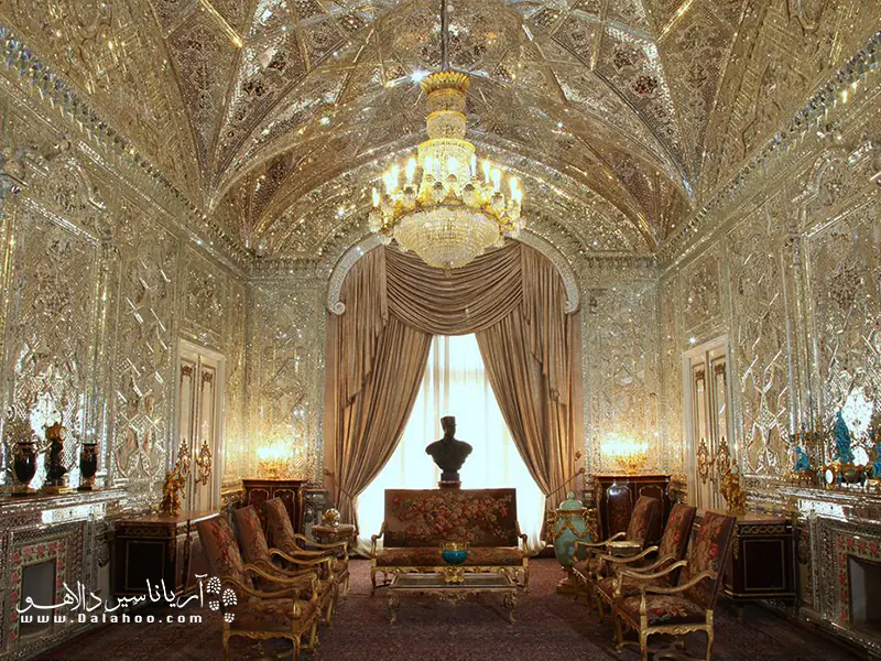نمایی از یکی از اتاق‌های مجموعه سعد آباد.
