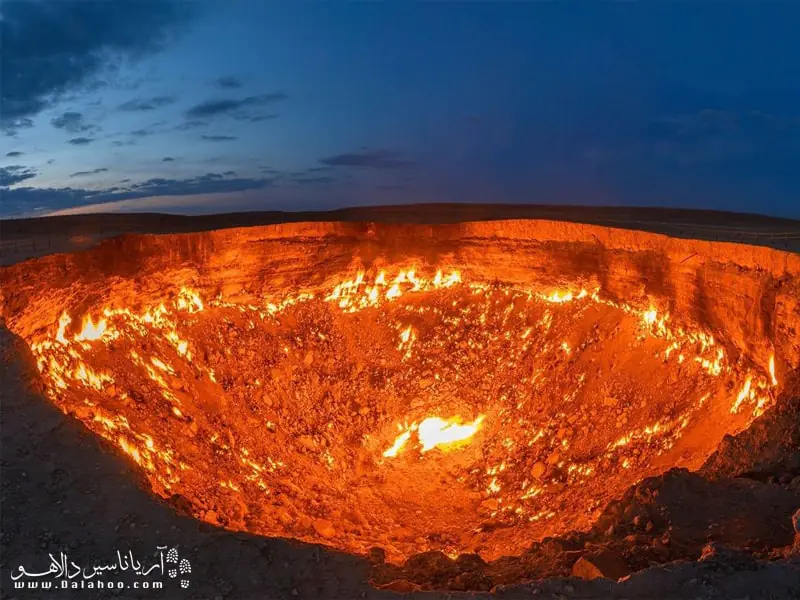 دروازه جهنم از دیدنی‌های مهم در ازبکستان است