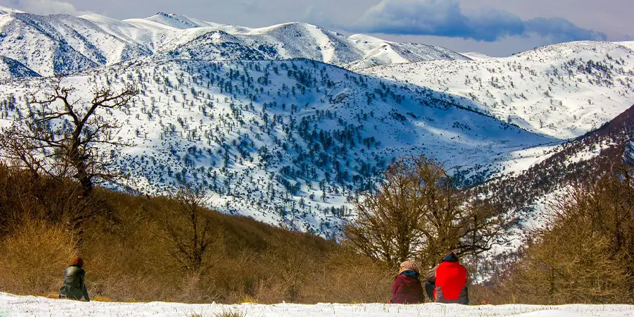 پیمایش زمستانه جنگل ابر تا شیرین آباد