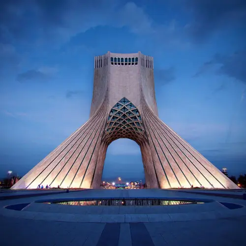 تهران از ارتفاع 435 متری